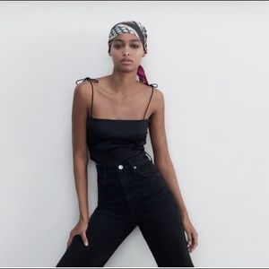 Zara satin top